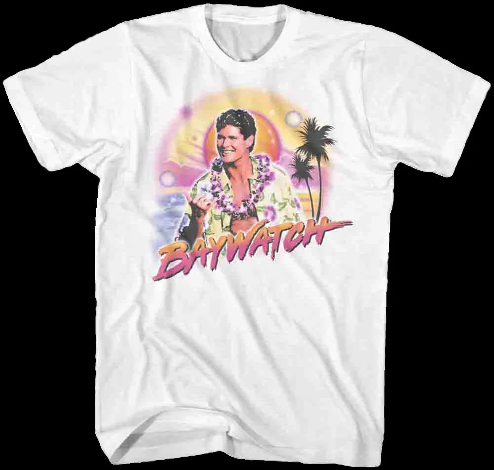 Airbrush Mitch Baywatch T-Shirt