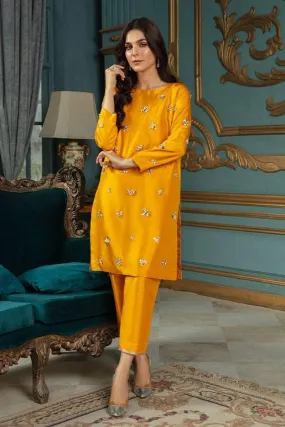 Allure by Ih - DAISY - Katan Silk - Mustard - 3 Piece