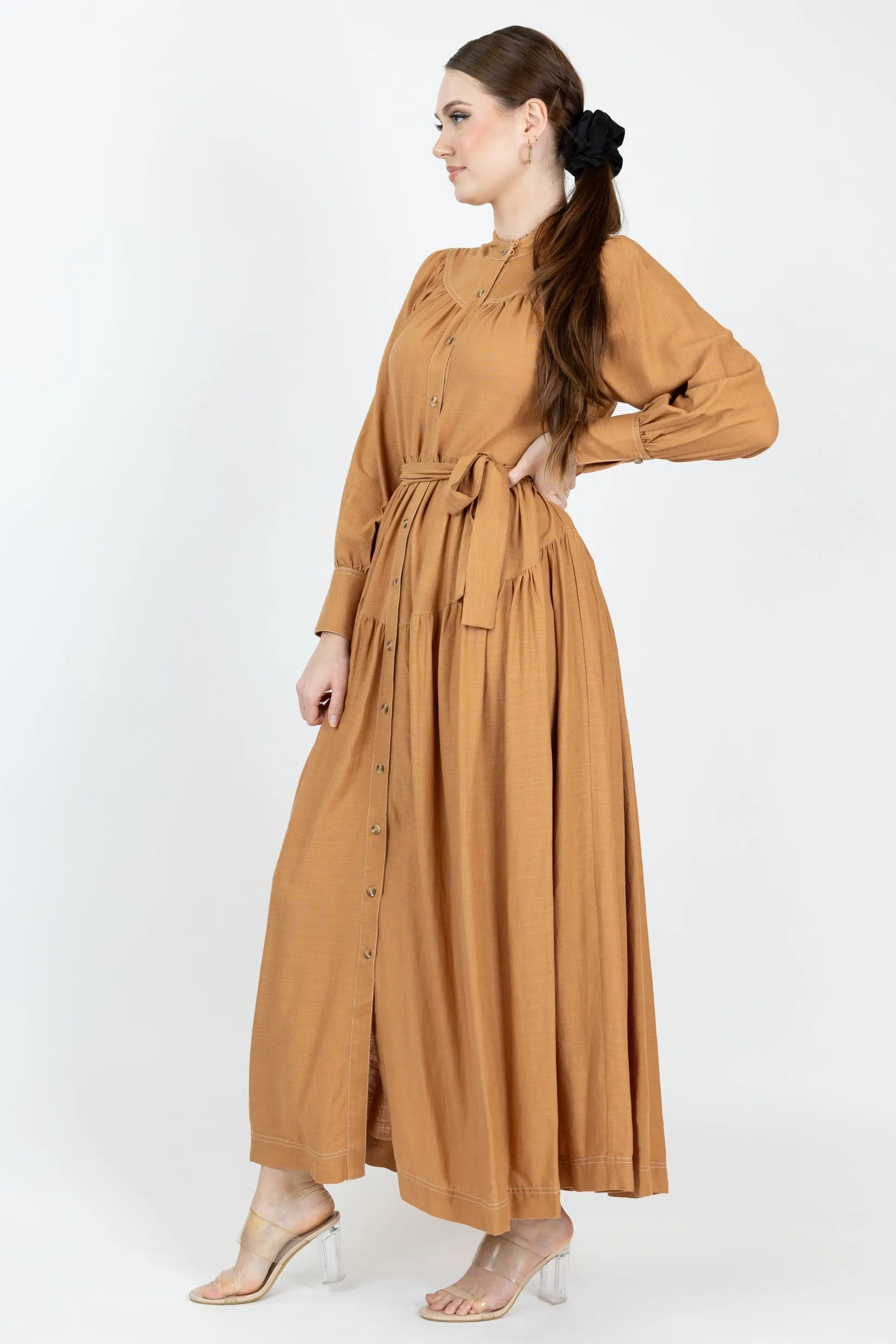 Anari Linen Maxi Dress