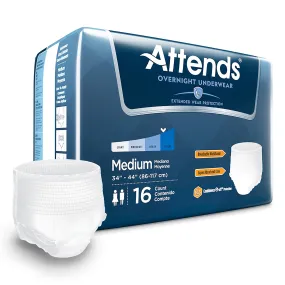 Attends Overnight Underwear with Extended Wear Protection