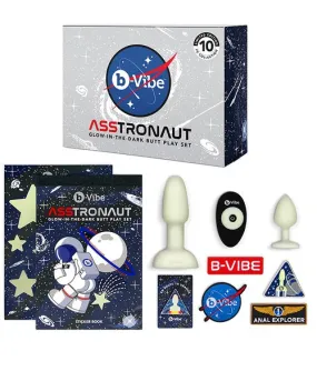 b-Vibe - 10-Piece Asstronaut Glow-in-the-Dark Butt Play Set