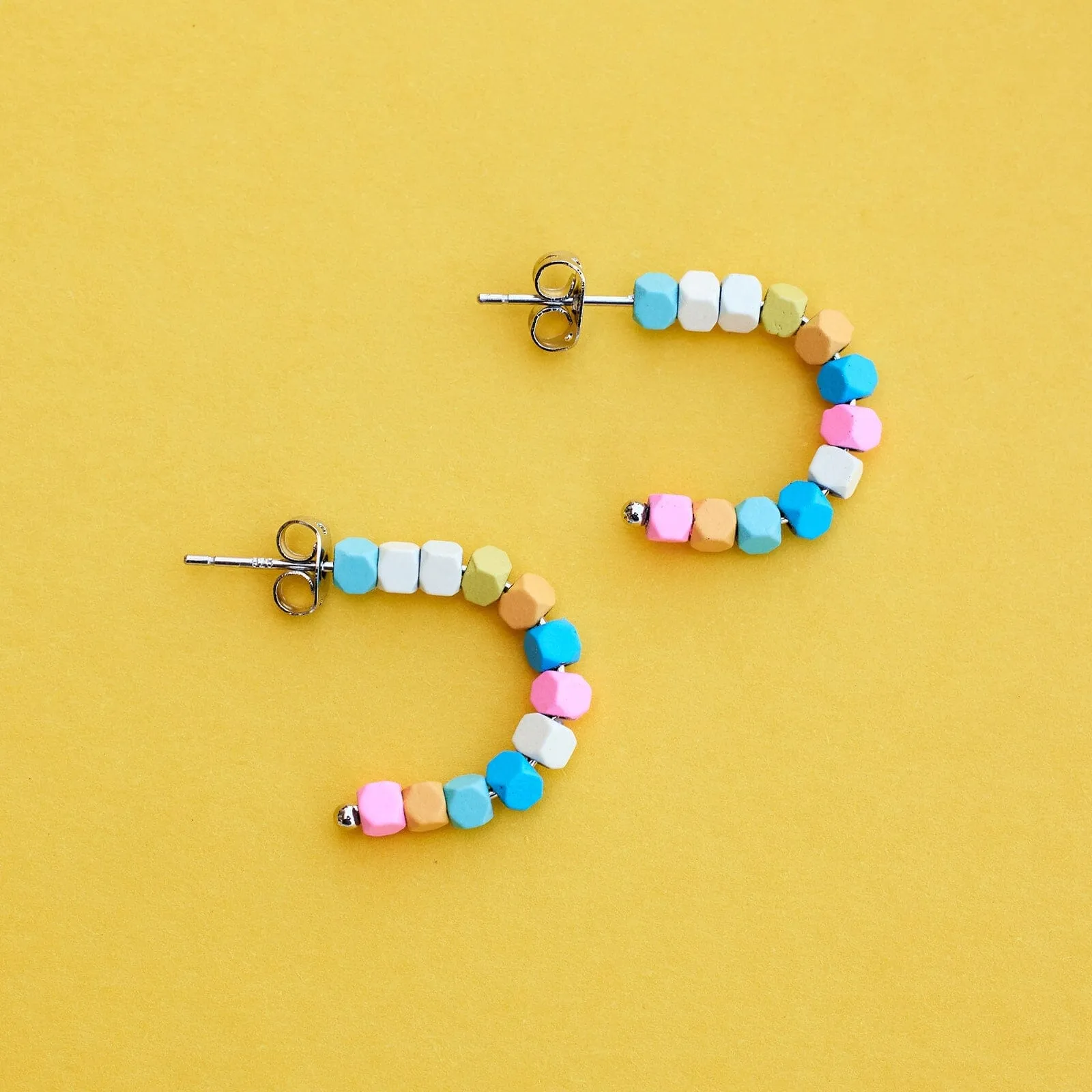 Bahama Bead Hoop Earrings