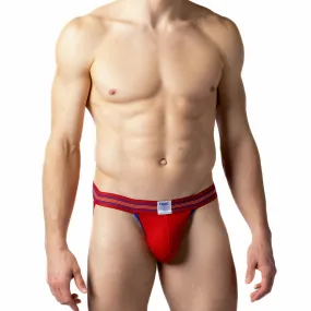 BIKE Mesh Jockstrap Red