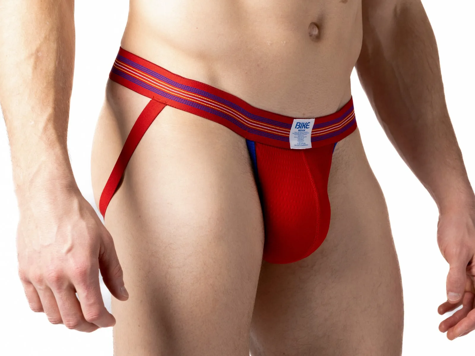 BIKE Mesh Jockstrap Red