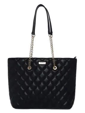 Black Chain Sling Quilted Bag