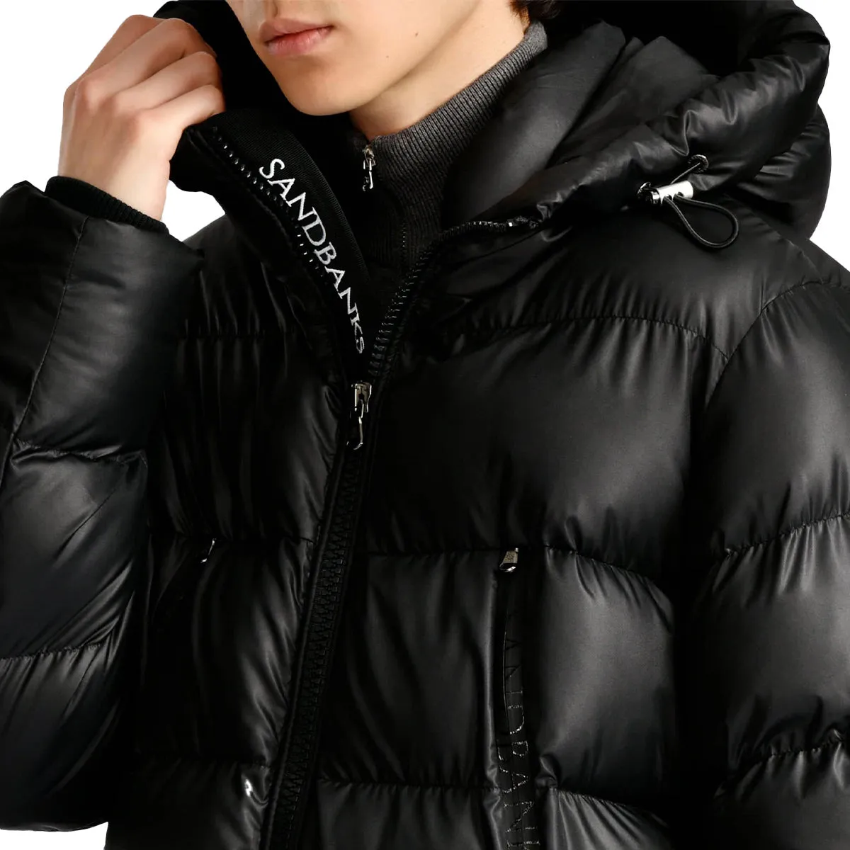 Black Ravine Mid Puffer Jacket