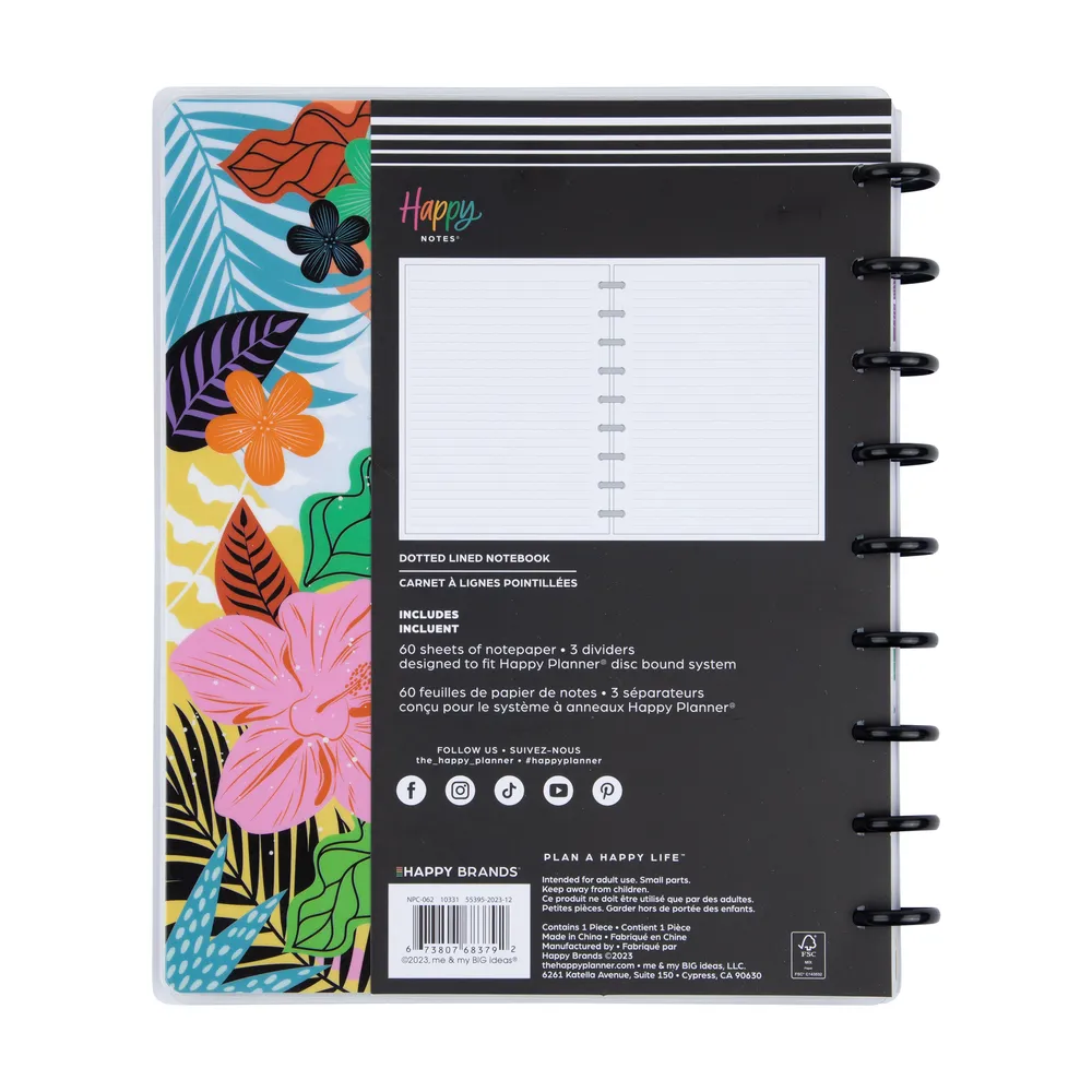 Bold & Botanical - Dotted Lined Classic Notebook - 60 Sheets