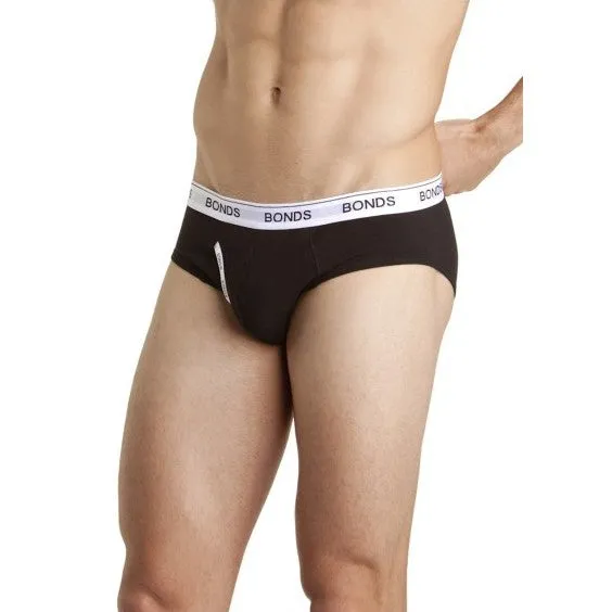 Bonds Guy Front Brief Underwear Black MZVI Size L