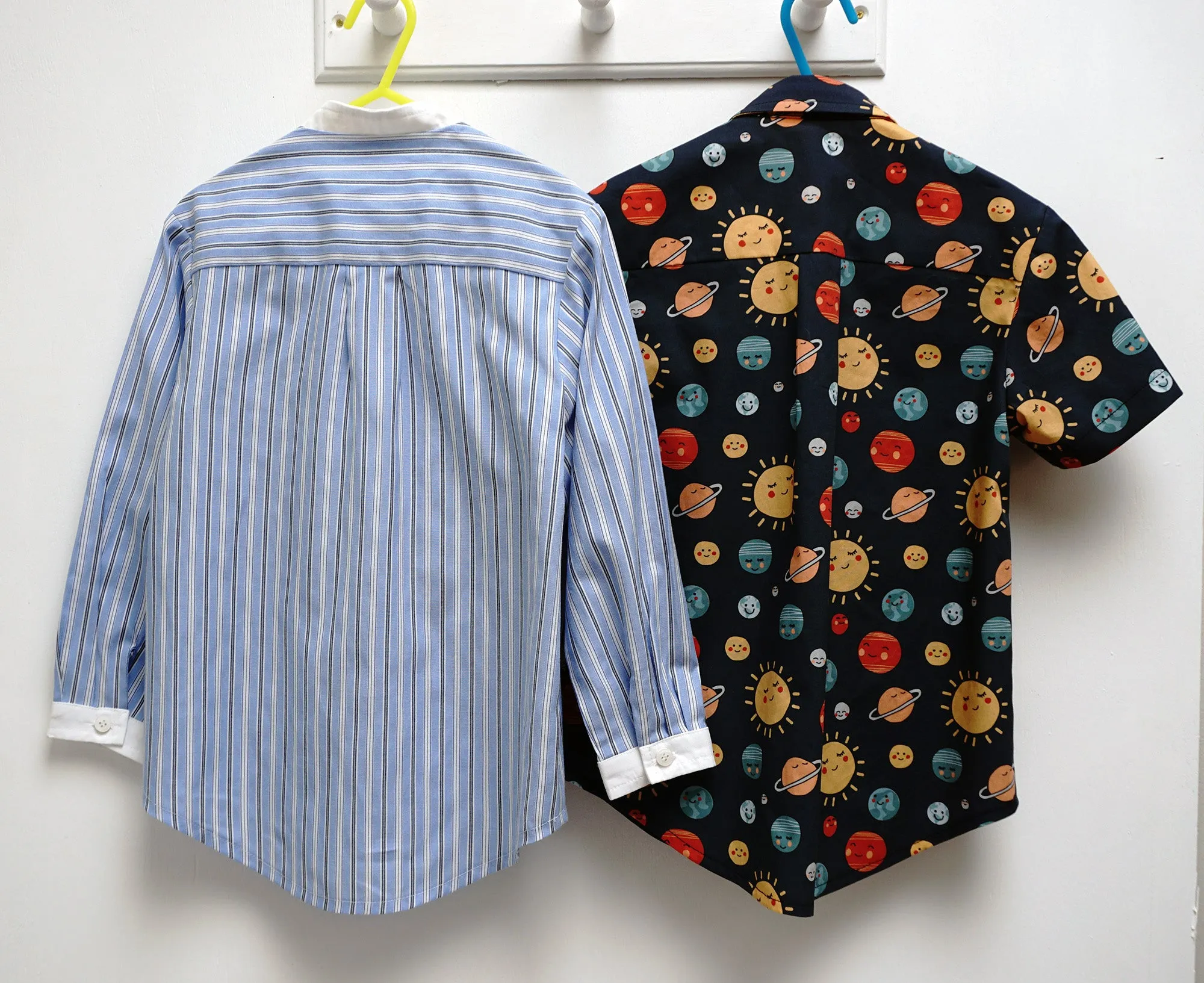 Boy's classic shirt, school shirt, sizes 3 to 14 years PDF sewing pattern. FINLEY SHIRT.