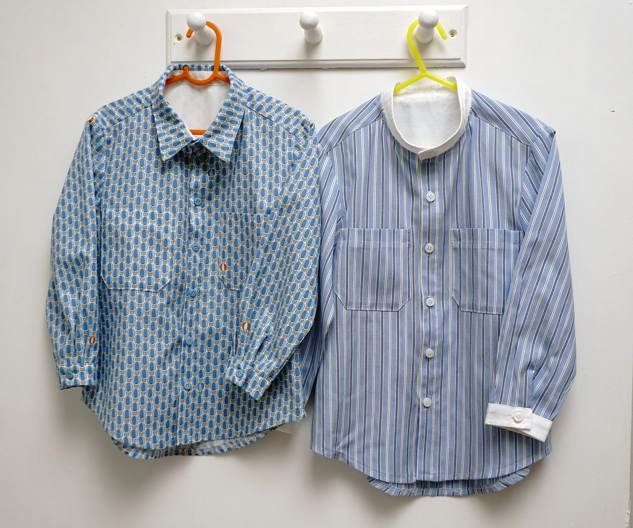 Boy's classic shirt, school shirt, sizes 3 to 14 years PDF sewing pattern. FINLEY SHIRT.