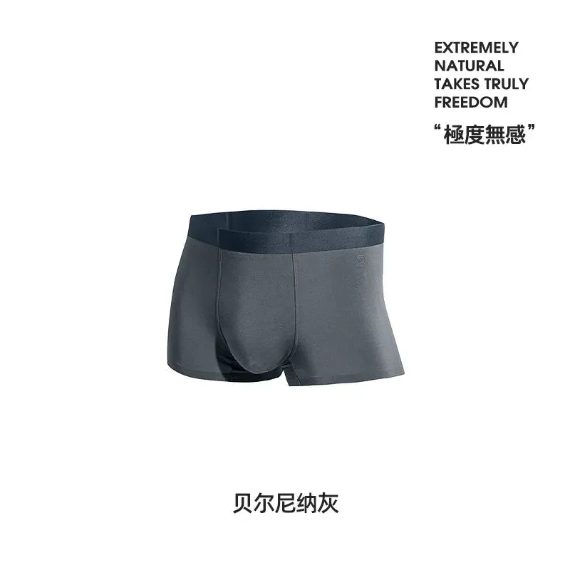 Breathable Thin Ice Silk Boxer Briefs - Antibacterial and Comfortable