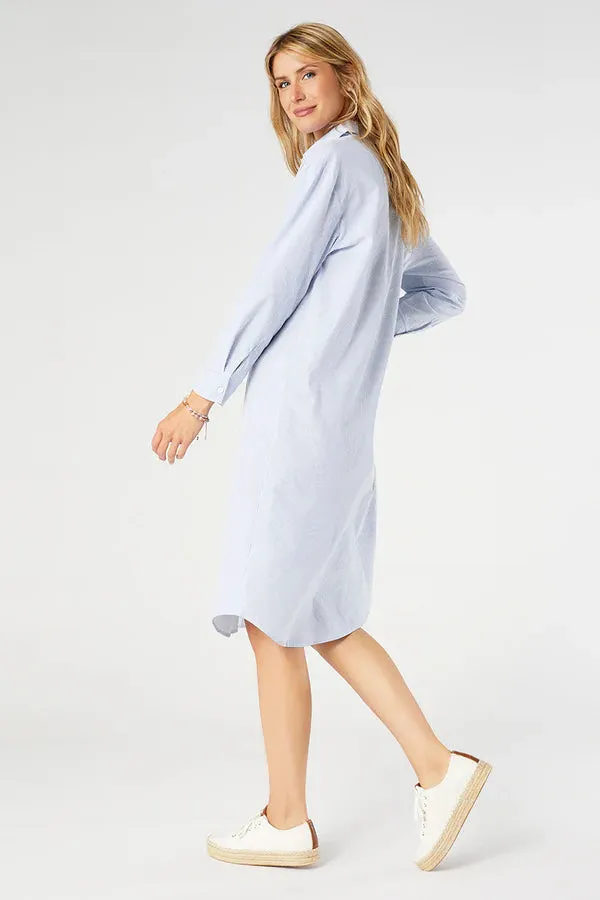 Brenna Button Up Midi Dress