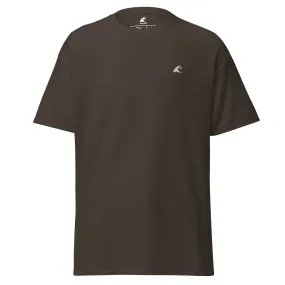 Brown Cotton T-Shirt with Extremely Stoked Epic Wave Logo