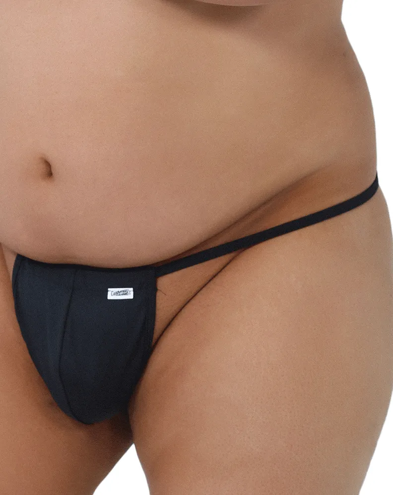 Candyman 9586x Basic Thong Black