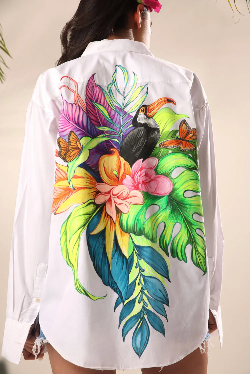 Chic Hand Painted Shirt