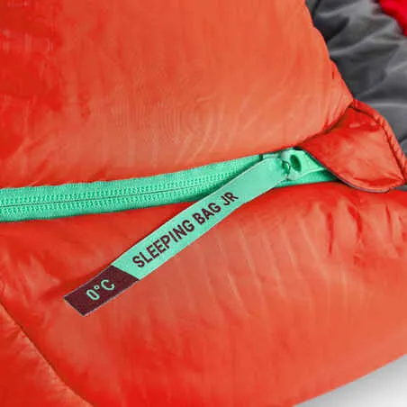 Children's sleeping bag mh500 0°c - red