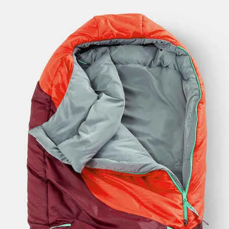 Children's sleeping bag mh500 0°c - red