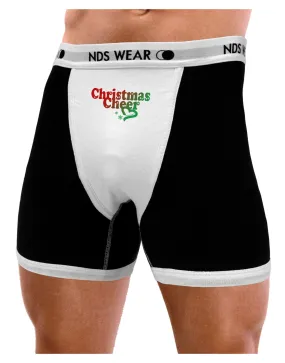 Christmas Cheer Color Mens Boxer Brief Underwear