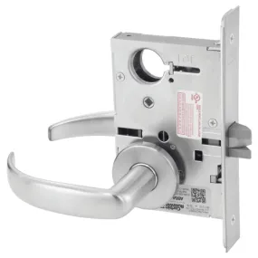 Corbin Russwin ML2010-PSA-626 Passage or Closet Mortise Lock, Princeton Lever, A Rose, Satin Chrome