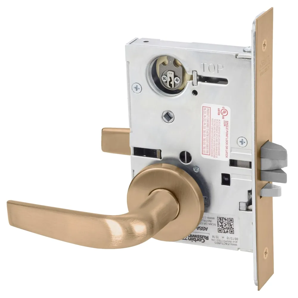 Corbin Russwin ML2055-CSA Classroom Mortise Lock, Citation Lever, A Rose