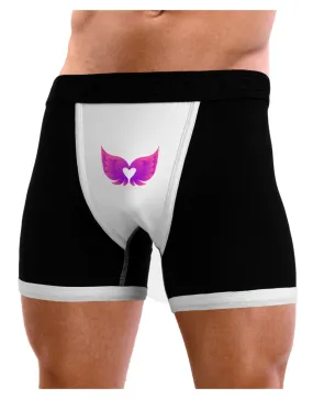 Cute Angel Wings Pair Heart Mens Boxer Brief Underwear