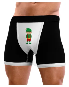 Cute Christmas Elf Boy Mens Boxer Brief Underwear