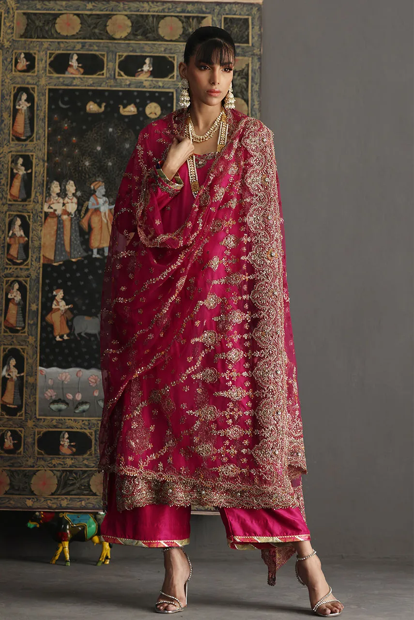 Deepak Perwani - Ktd4085 - Raw Silk - 3 Piece