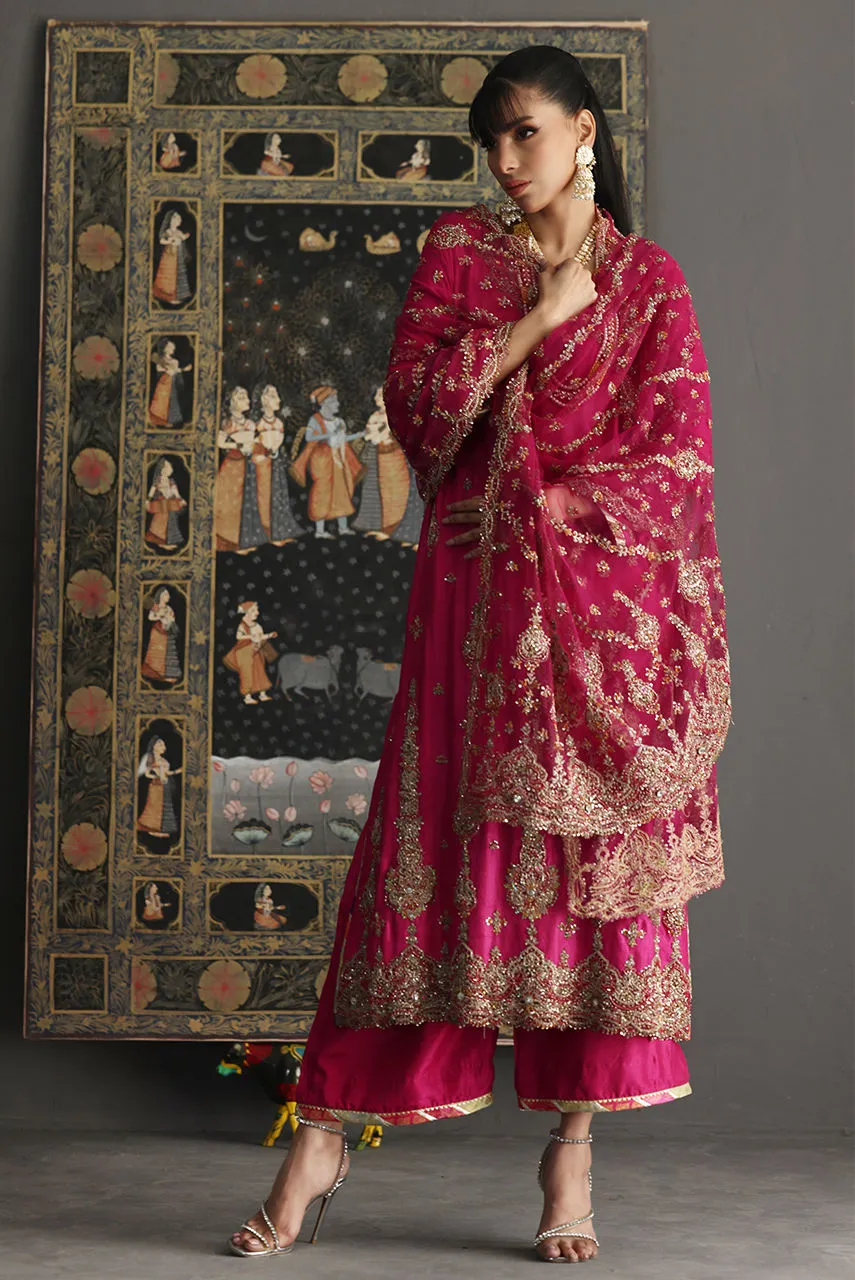 Deepak Perwani - Ktd4085 - Raw Silk - 3 Piece