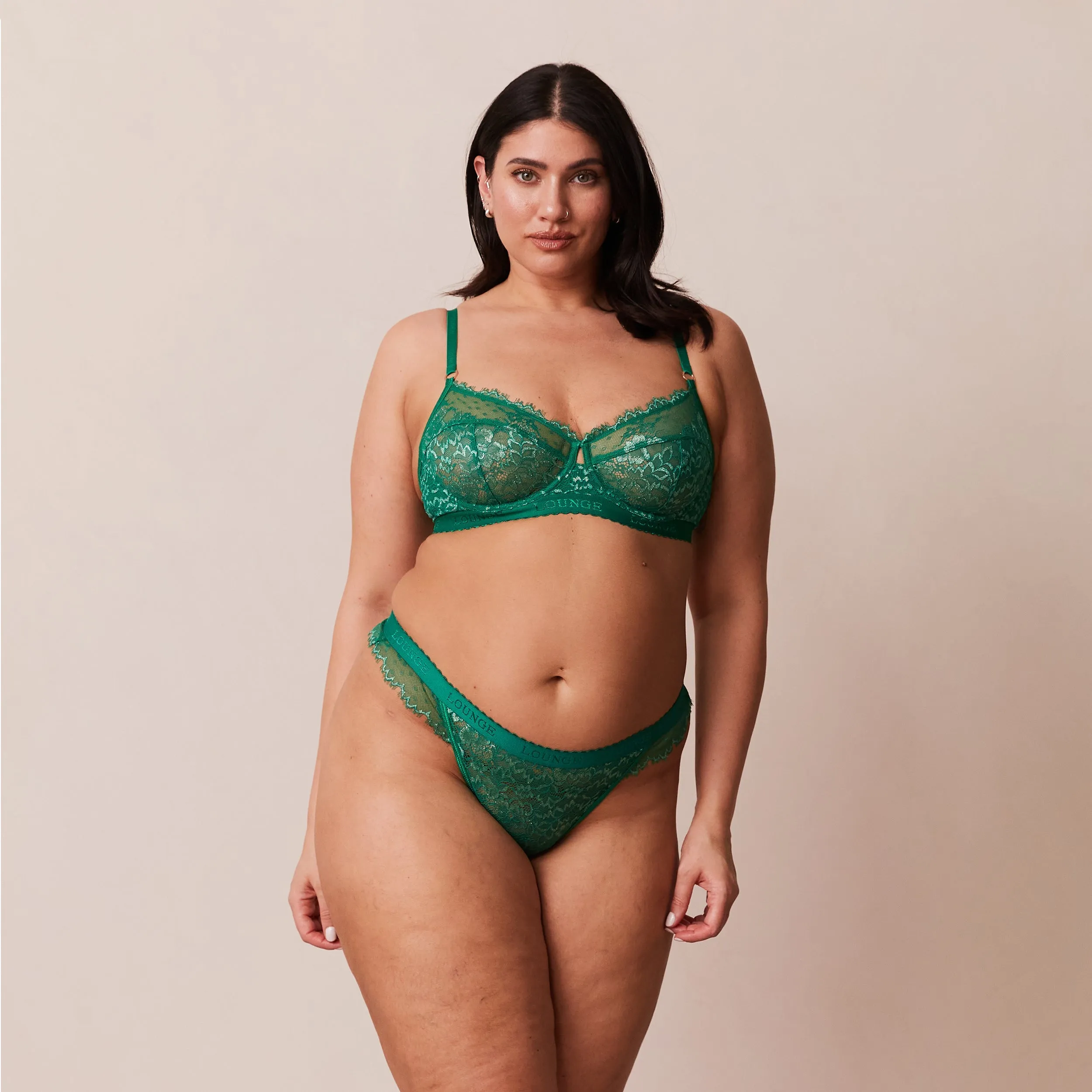 Desire Balcony Bra  - Emerald