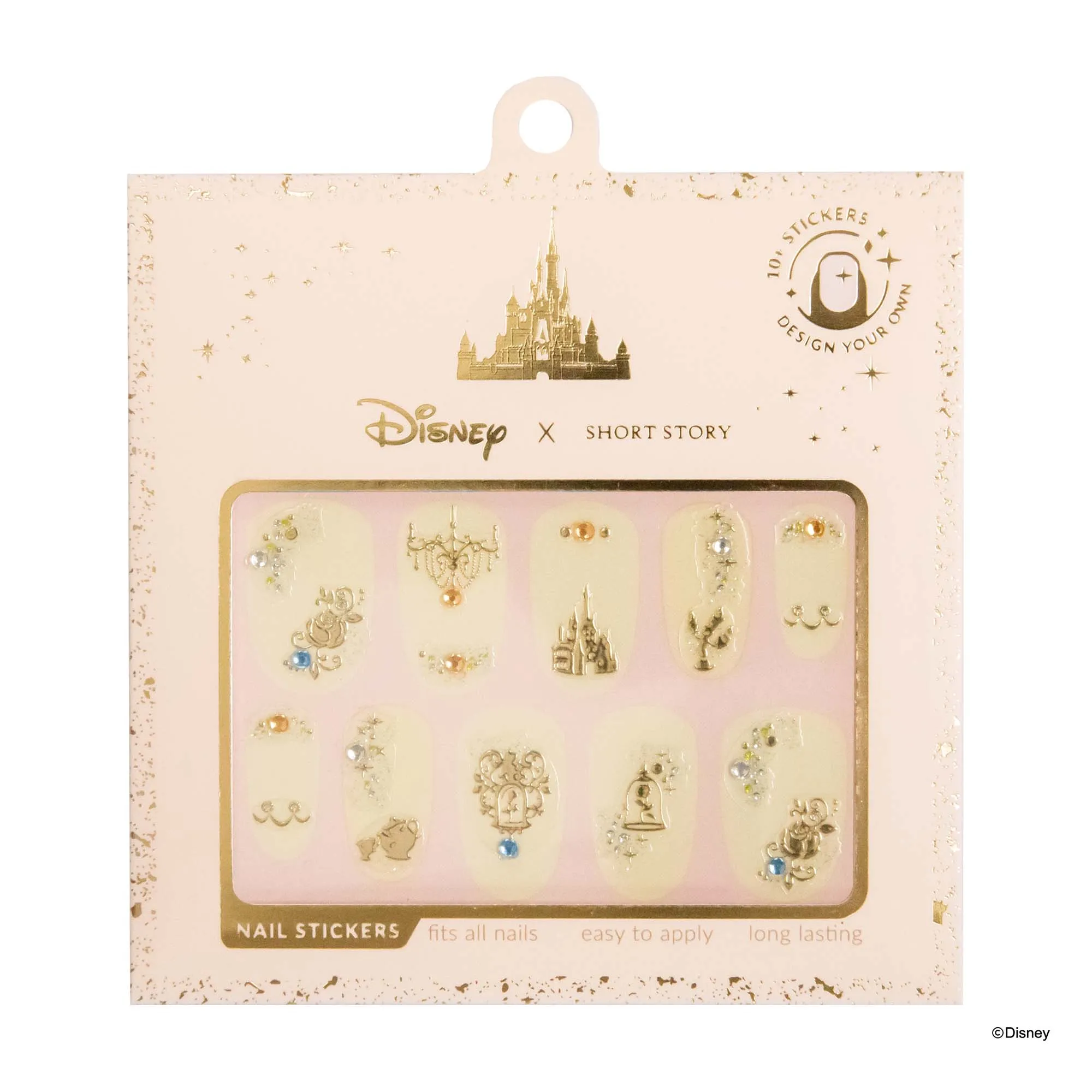 Disney Nail Sticker Beauty and the Beast