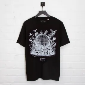 Ecology Disco Labs NYC Front Print - Tshirt - Black