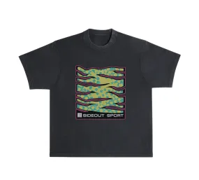 Endless Summer Fished Heavyweight Black Boxy T-shirt