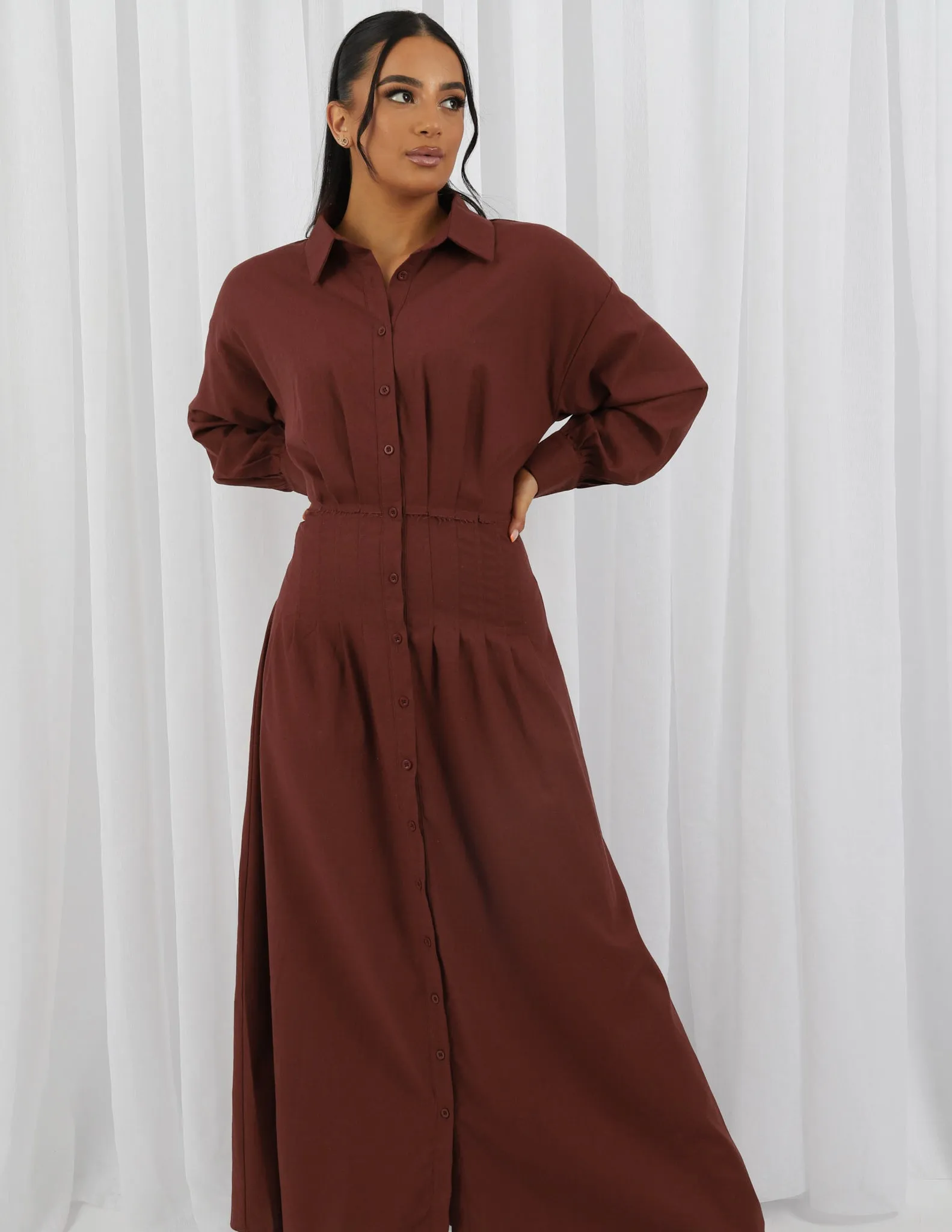 Evelyn Detailed Maxi Dress