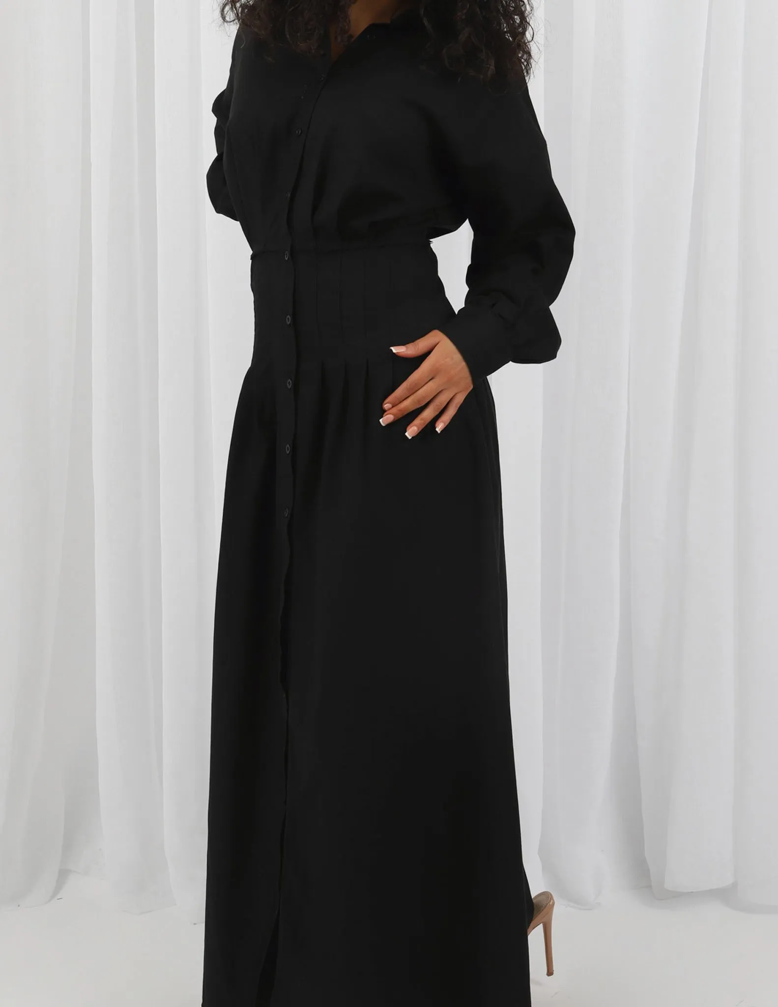 Evelyn Detailed Maxi Dress