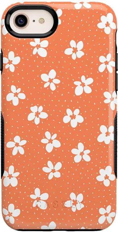 Flower My World | Burnt Orange Floral Case