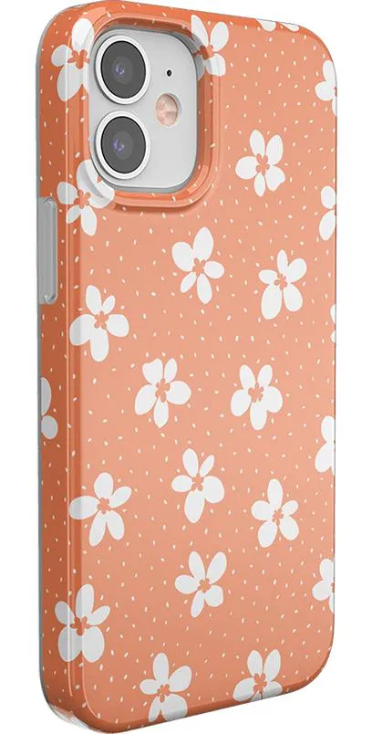 Flower My World | Burnt Orange Floral Case