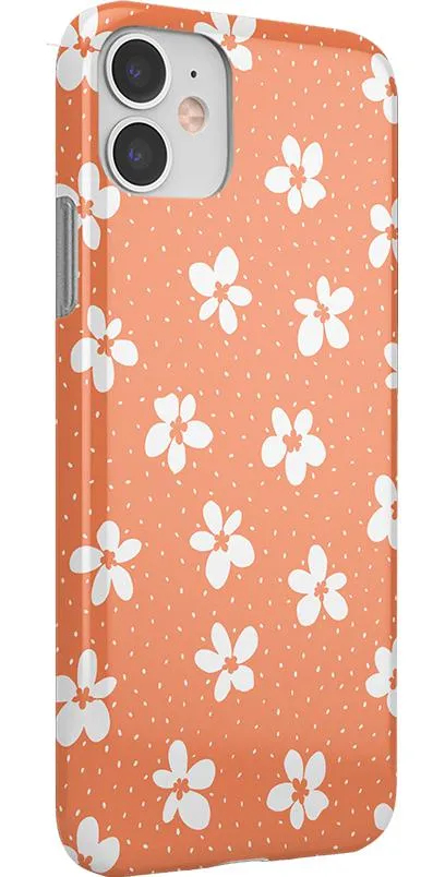 Flower My World | Burnt Orange Floral Case