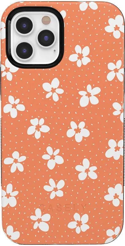 Flower My World | Burnt Orange Floral Case