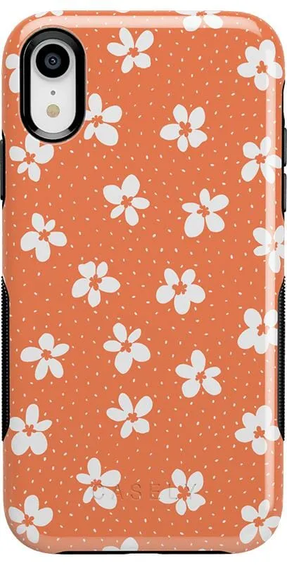 Flower My World | Burnt Orange Floral Case