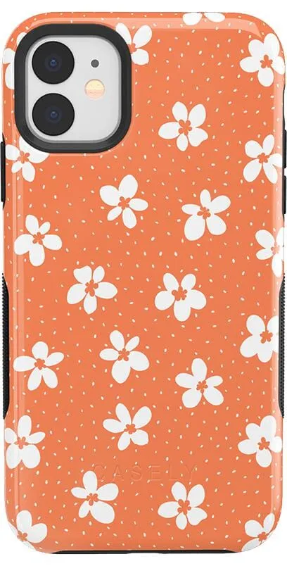 Flower My World | Burnt Orange Floral Case