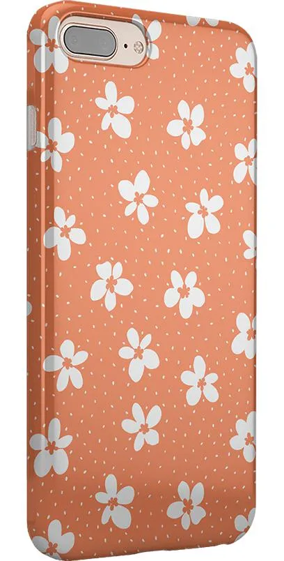 Flower My World | Burnt Orange Floral Case