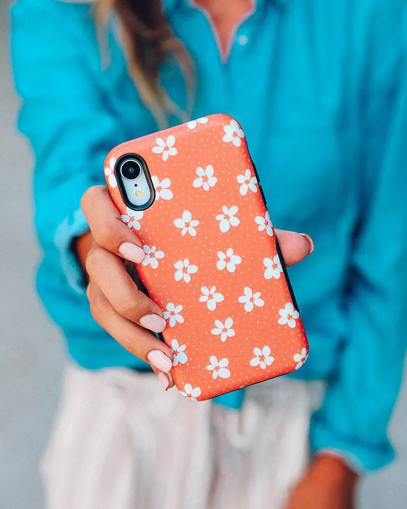 Flower My World | Burnt Orange Floral Case