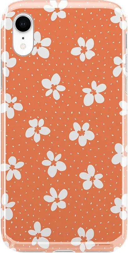 Flower My World | Burnt Orange Floral Case