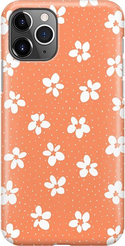 Flower My World | Burnt Orange Floral Case