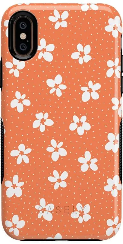 Flower My World | Burnt Orange Floral Case