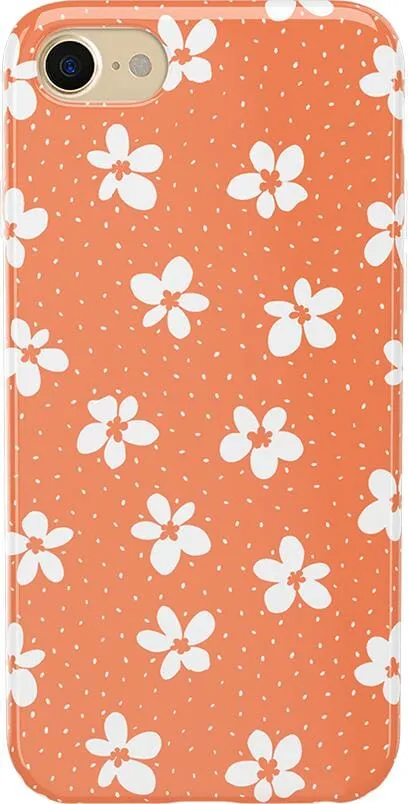 Flower My World | Burnt Orange Floral Case