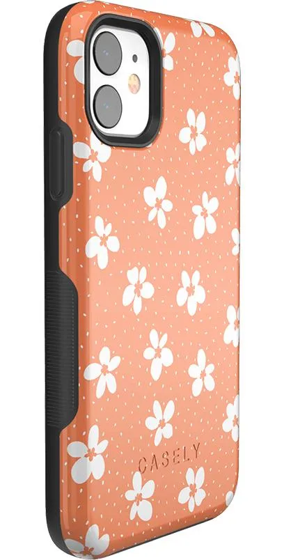 Flower My World | Burnt Orange Floral Case