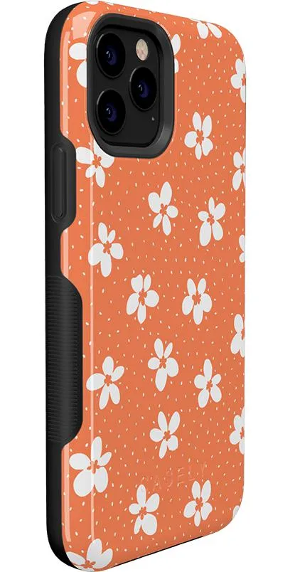 Flower My World | Burnt Orange Floral Case