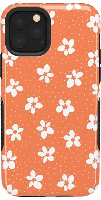 Flower My World | Burnt Orange Floral Case