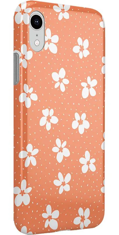 Flower My World | Burnt Orange Floral Case